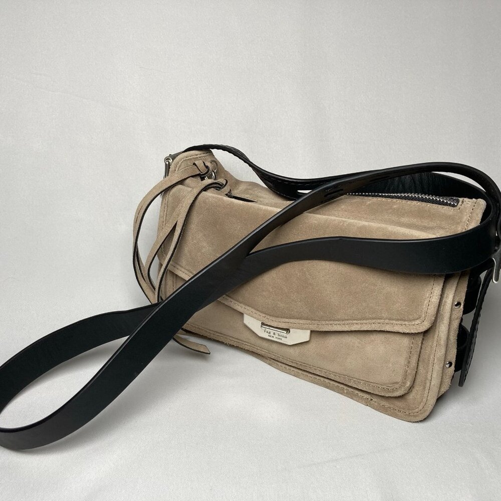 rag & bone New York Suede Small Field Messenger Bag - Picture 10 of 11
